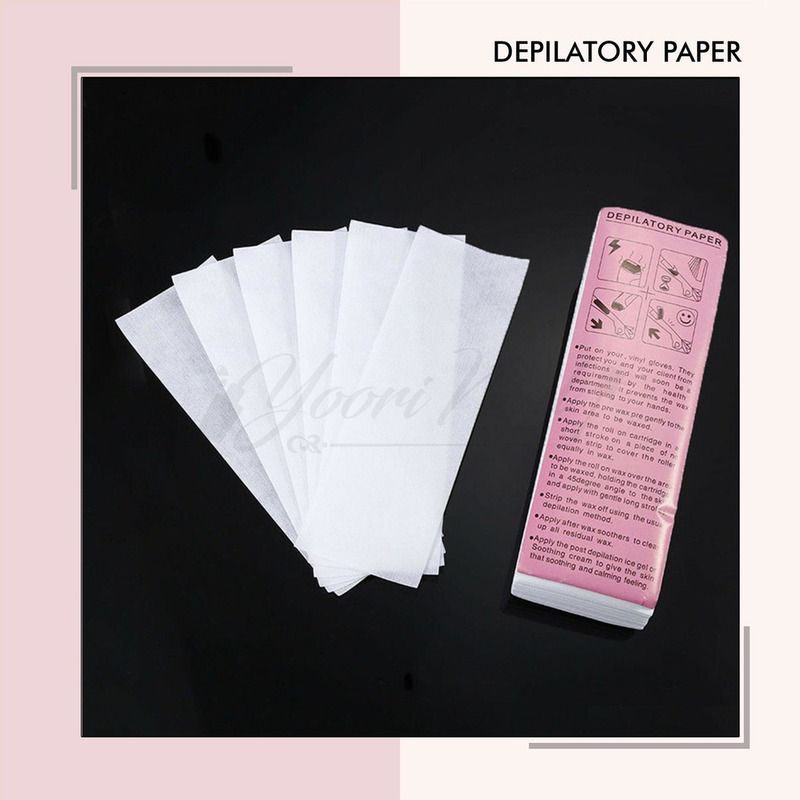 Depilatory Paper kertas waxing depilatory hair wax removal paper