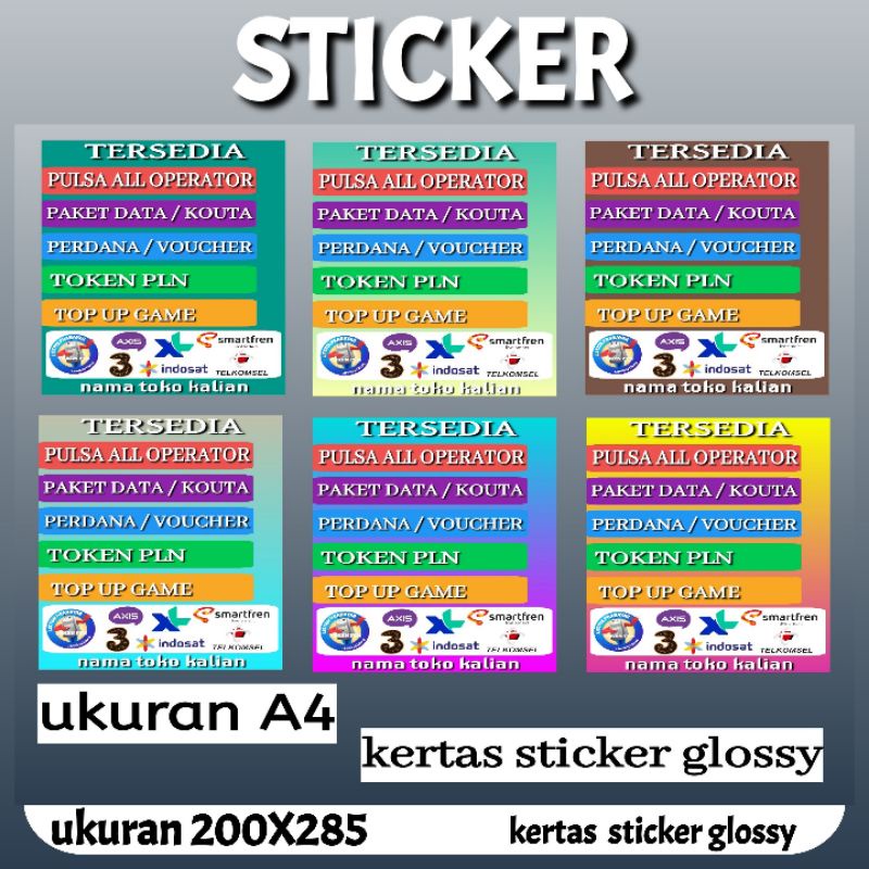 

STICKER DAFTAR PRUDUK PULSA D8G5