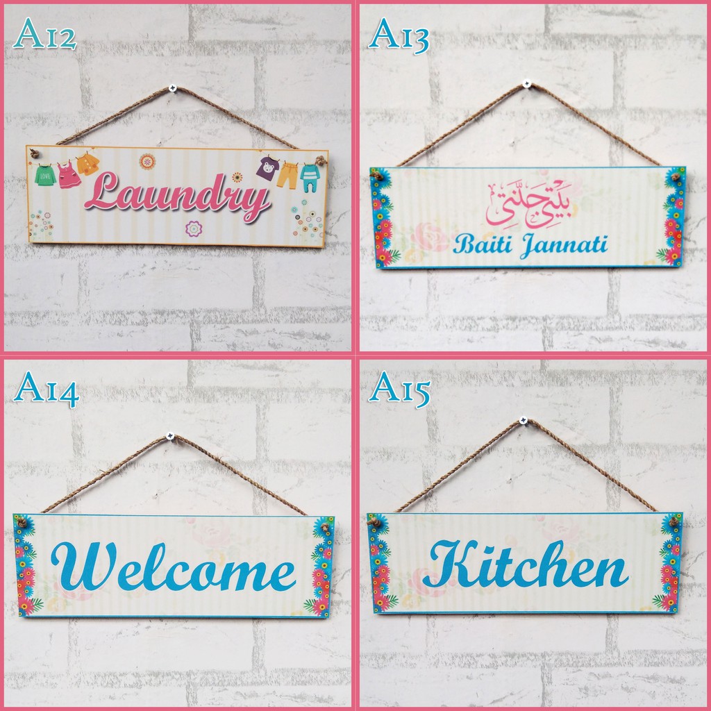 Home Decor Hiasan  Dinding  Gantungan Susun satu Frame A12 