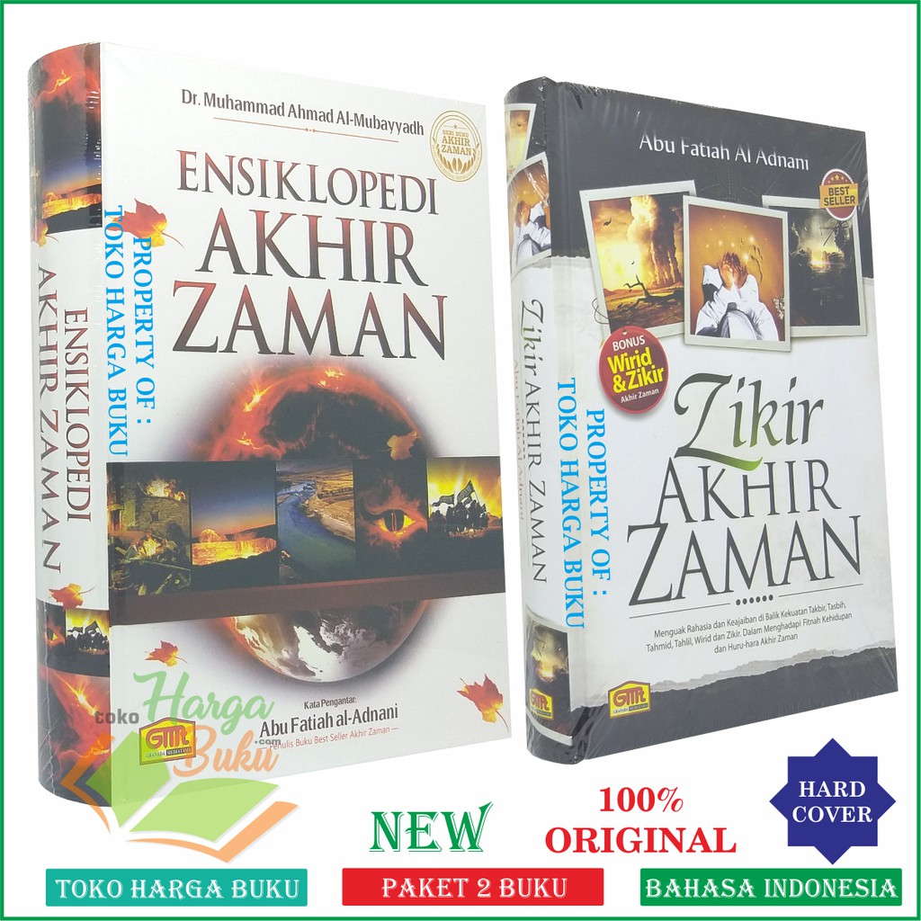 Paket 2 Buku Ensiklopedi Akhir Zaman dan Zikir Akhir Zaman HVS ORIGINAL