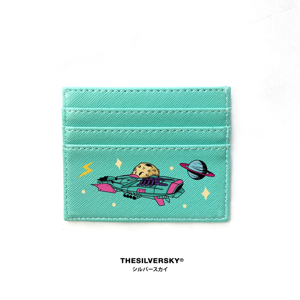 Thesilversky Space Card Holder Dompet Kartu Premium