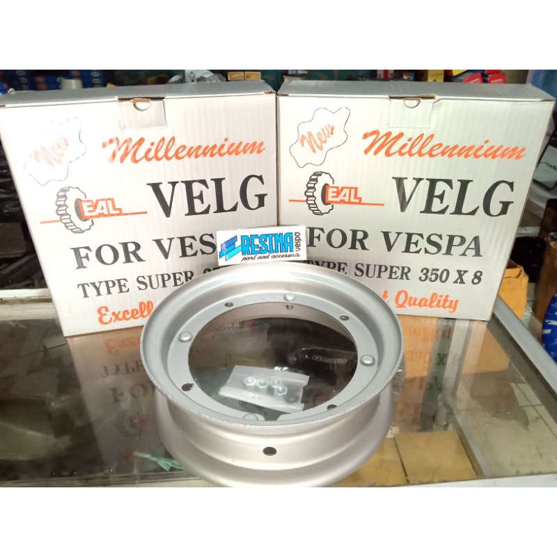 velg pelek vespa ring 8 merk EAL bahan tebal kualitas bagus