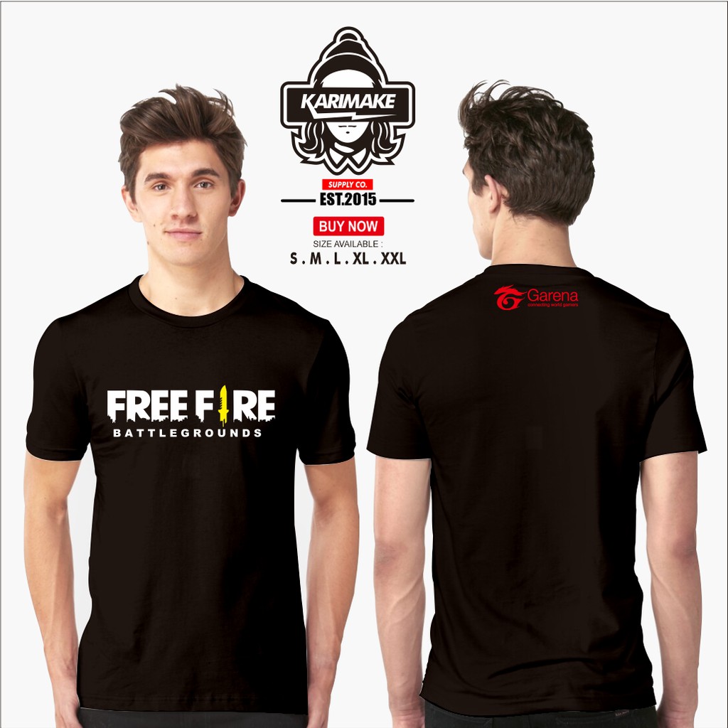 Kaos Baju Game Free Fire Battleground Garena Kaos Game Karimake