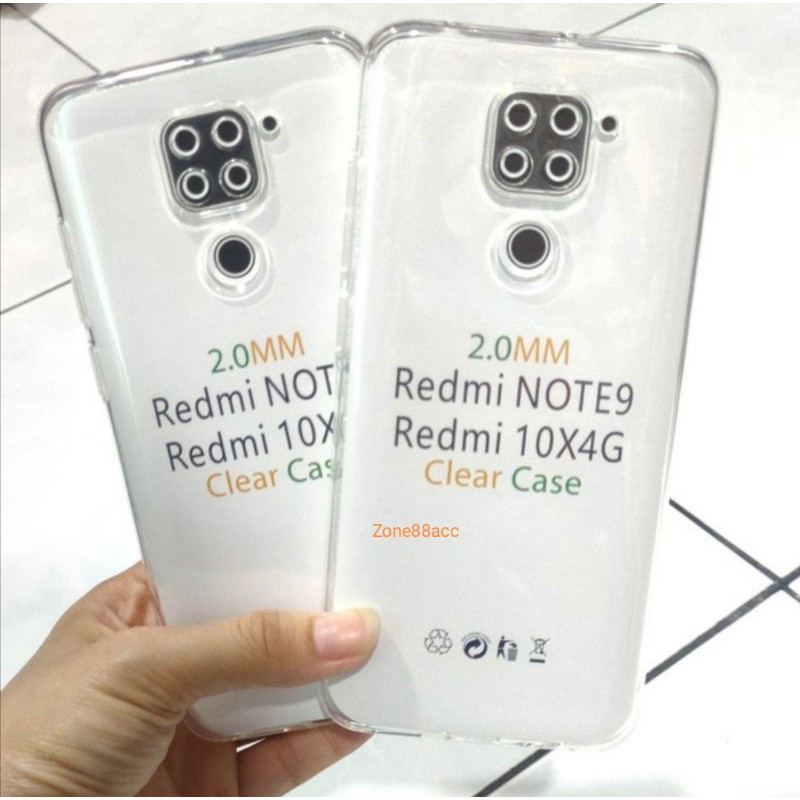 Redmi Note 9 10X4G Softcase Silicon Ultrathin Clear Case TPU Casing Bening Cover