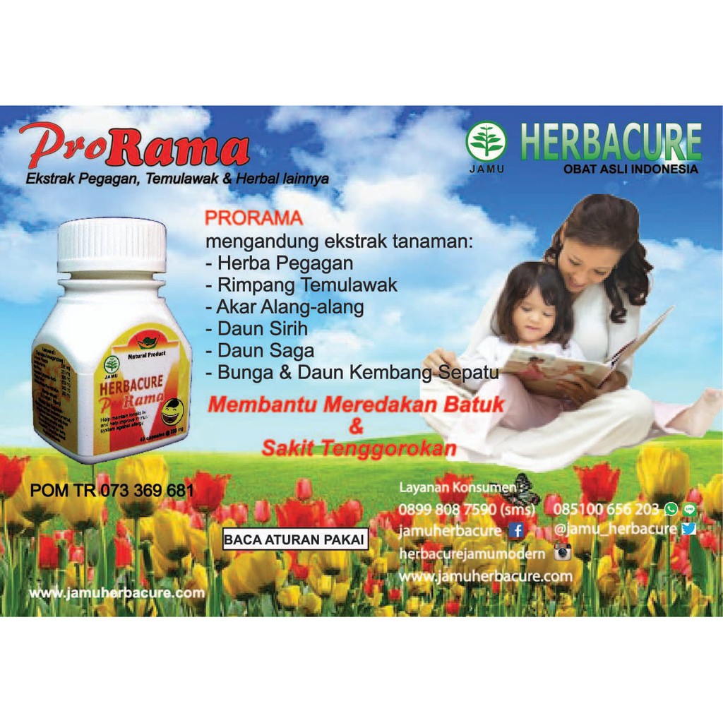 

Herbal untuk Batuk Pilek & Amandel. HERBACURE PRORAMA