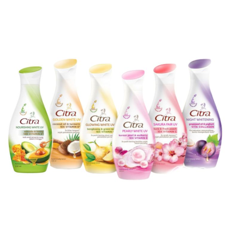 CITRA Glow &amp; White UV Hand &amp; Body Lotion 210ml