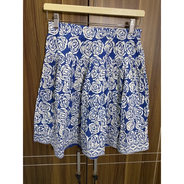 Rok Batik Biru preloved