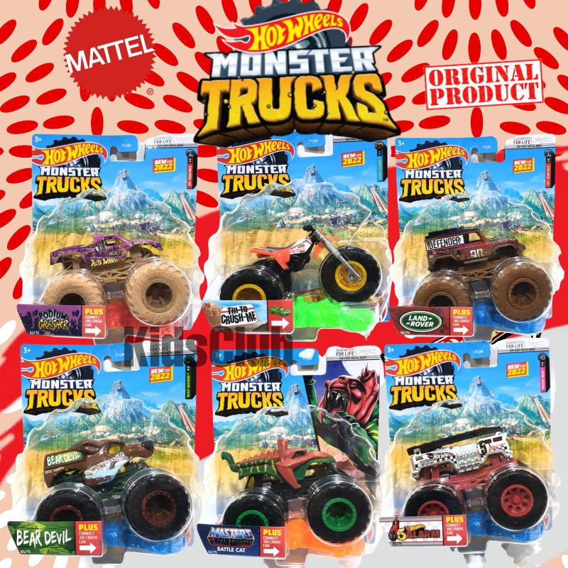 Hotwheels monster truck seri H. MT Hot wheels. Original Mattel. Seri baru 2022.