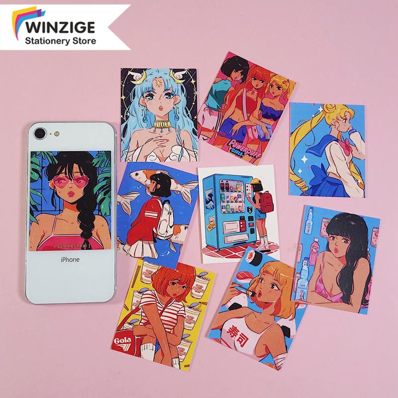  Winzige  Japanese Retro Stickers Cartoon Ins Stickers Phone 