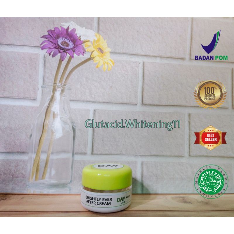 GLUTACID DAY CREAM WHITENING Mencerahkan dan Melembabkan Kulit Wajah