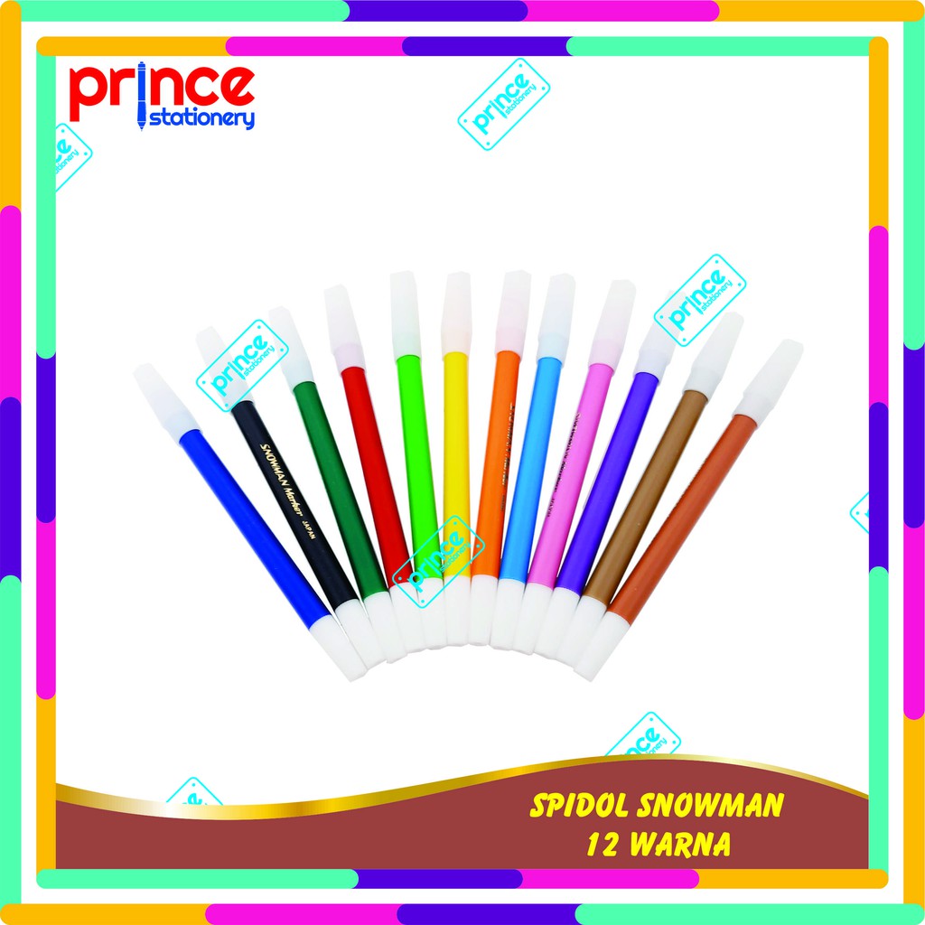 

SPIDOL SNOWMAN 12 WARNA PW-12A