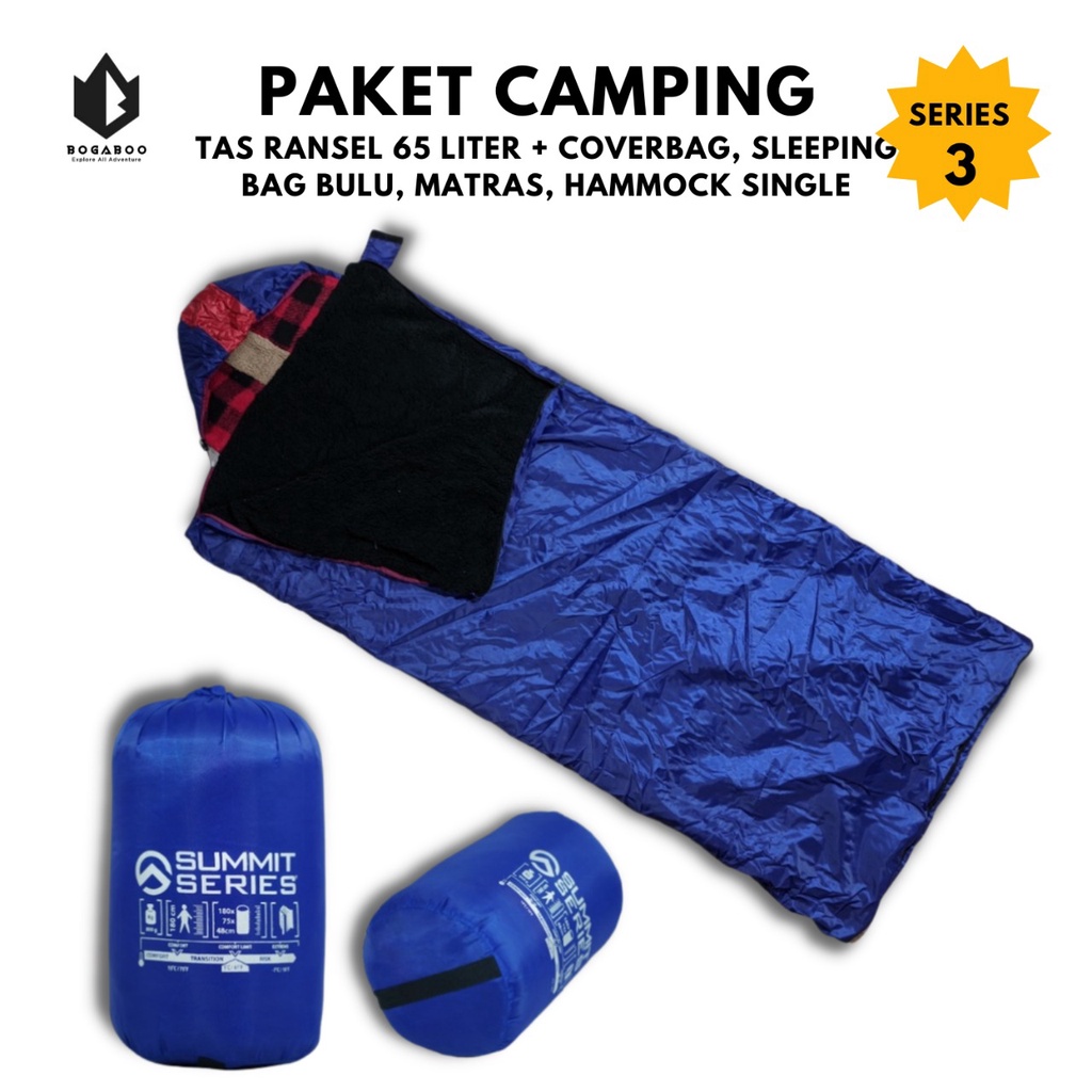 Paket Hemat - Paket Alat Camping Carier series3 - Paket Naik Gunung