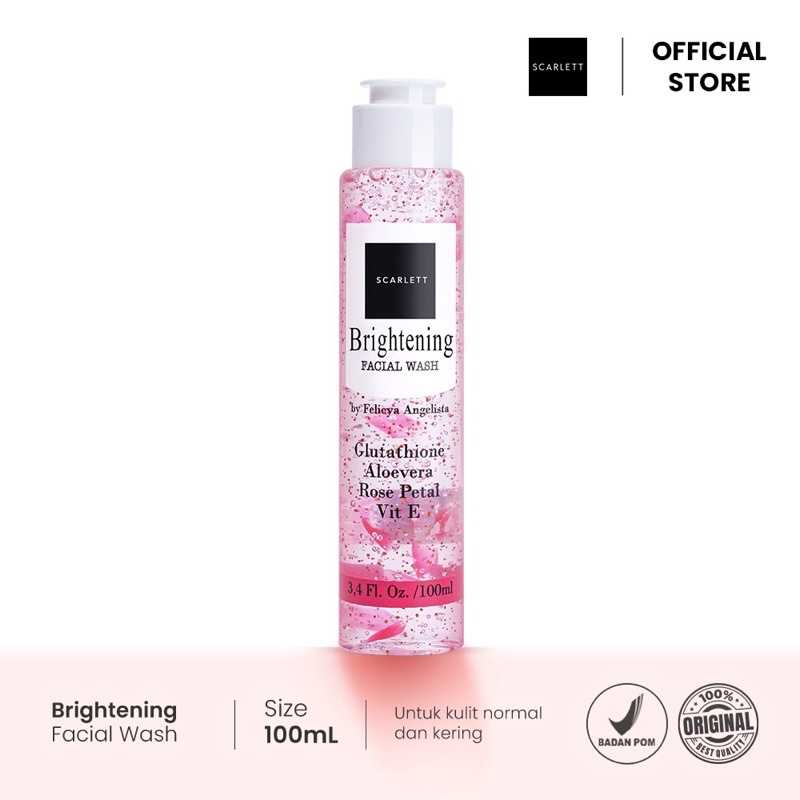SCARLETT WHITENING FACIAL WASH / SABUN MUKA SCARLET