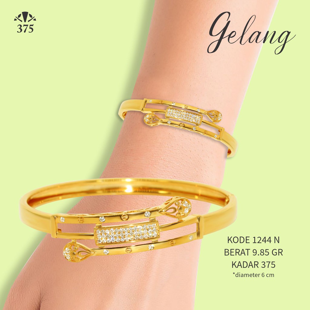 GELANG EMAS ASLI 1244 N KADAR 375