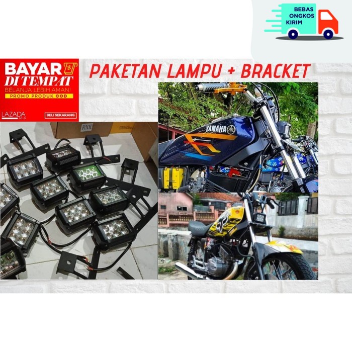 COD  Terbaru Lampu led 6 titik Variasi rx king vixion byson gl tiger MURAH