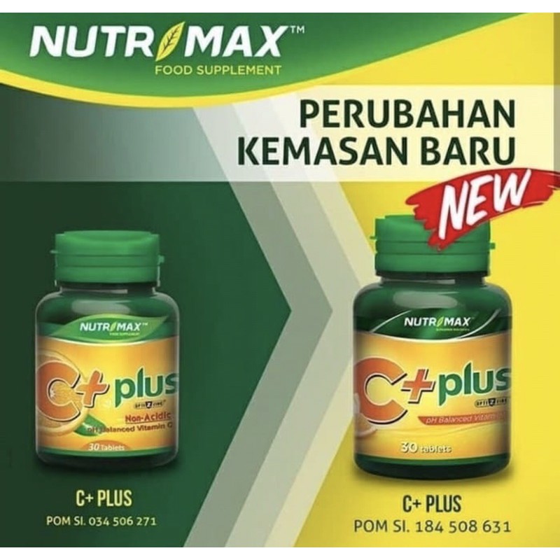 Nutrinax C plus 30 tablet ( multivitamin meningkatkan daya tahan tubuh )