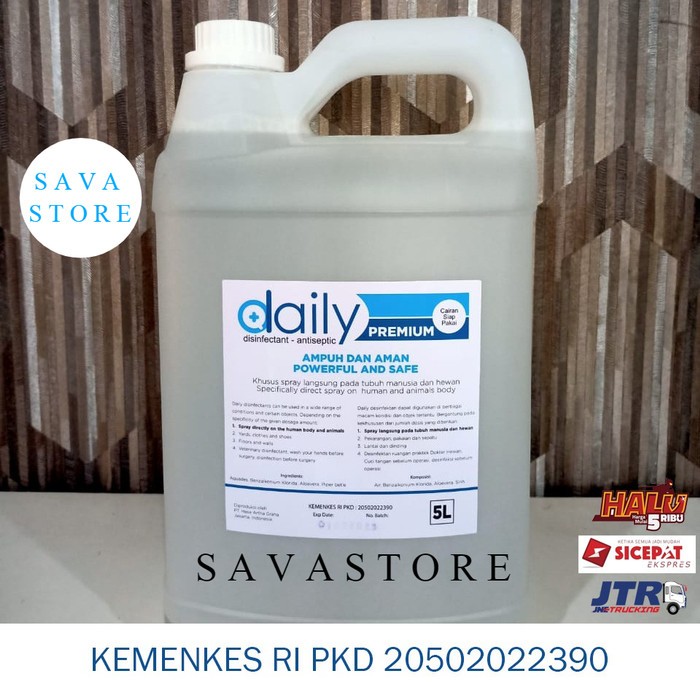 PAKET DESINFEKTAN SPRAY PREMIUM 5 LITER + HANDSANITIZER GEL 500ML