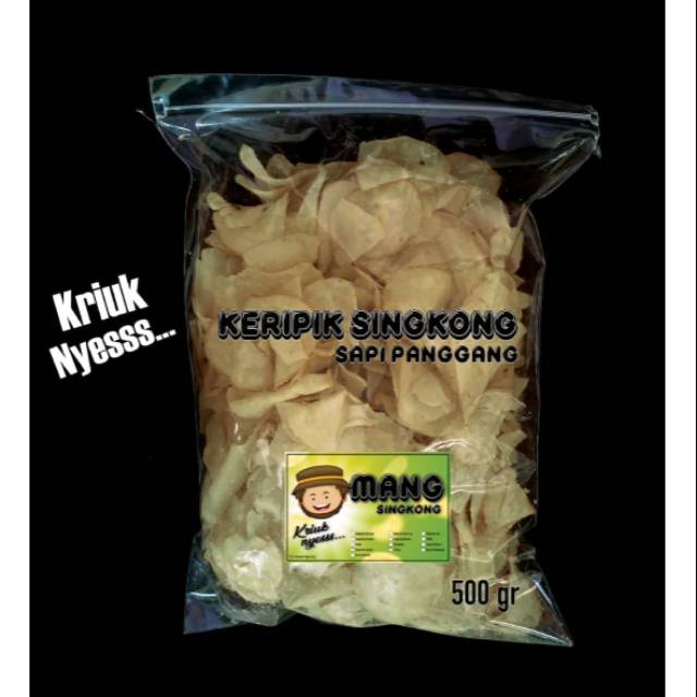 

Keripik singkong 500gr Sapi Panggang "Mang Singkong