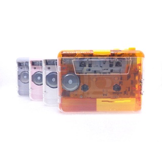 walkman stereo cassette tape player pemutar musik kaset pita -  transparan
