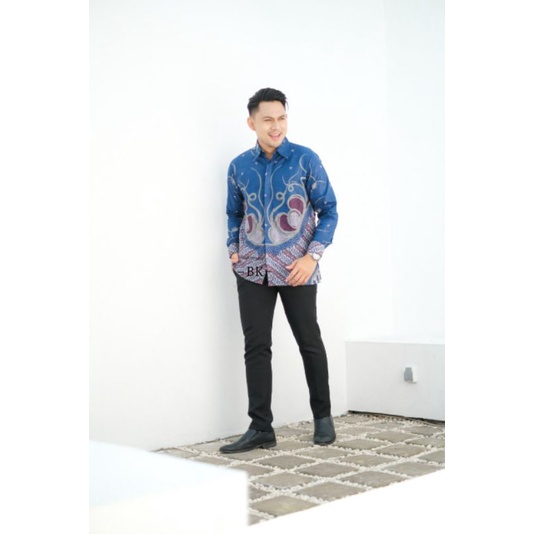 KEMEJA BATIK PRIA MODERN PARANG || ATASAN KERJA || M-L-XL-XXL-3L