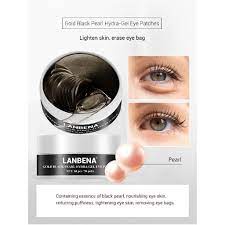 LANBENA Black Pearl Hydra Gel Eye Patches/Mask Masker Mata Anti-Aging Melembabkan Anti-kerut Hapus Kantung Mata