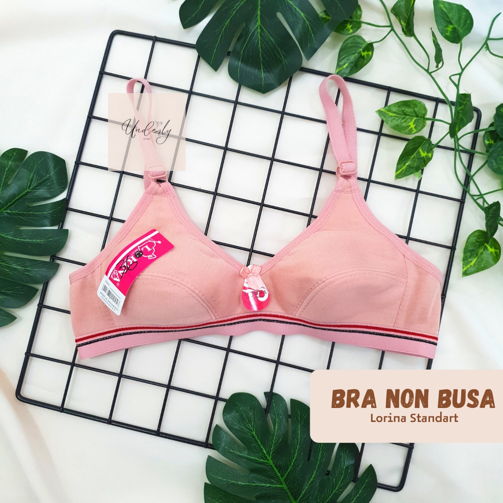 Bra Wanita Non Busa Lorina Polos Sport Size Standar 34, 36, 38 - UDL0098