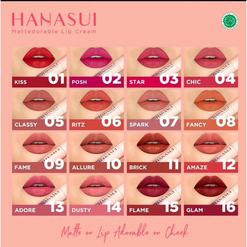 HANASUI LIPCREAM MATTEDORABLE