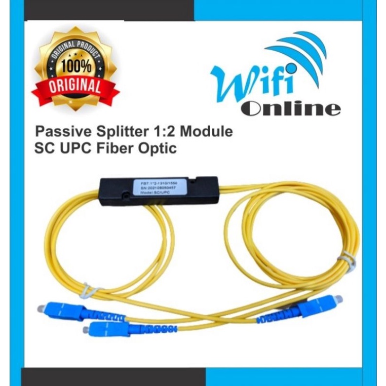 Passive Splitter 1:2 Module SC UPC Fiber Optic