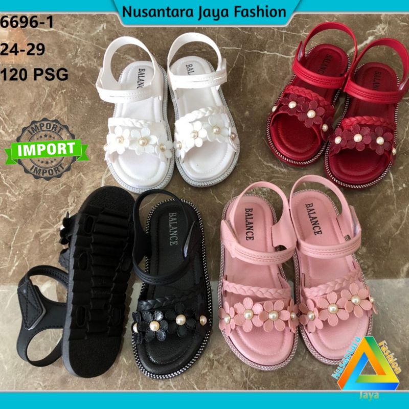 24-29 Sandal Anak Perempuan Jelly 6696-1 / Sandal Anak Perempuan Import Terbaru