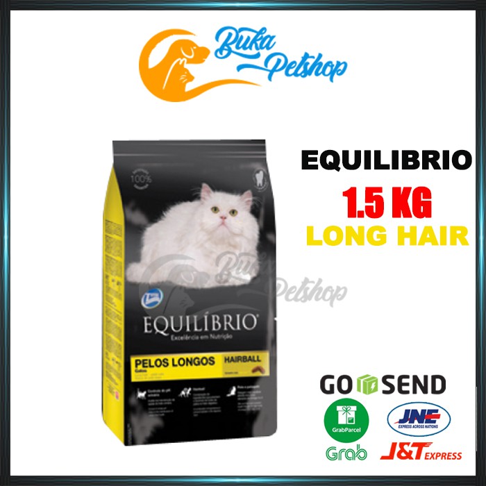 EQUILIBRIO Long Hair 1.5kg Makanan Kucing Equilibrio