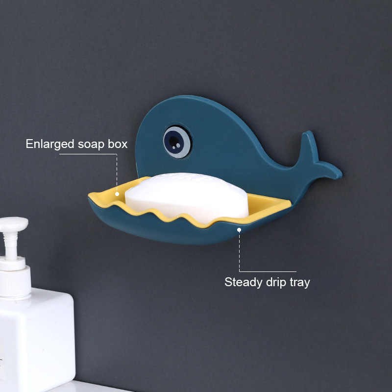 Tempat Sabun Batang Model Ikan Paus Kamar Mandi Dispenser Kotak Kamar Mandi Motif Paus Wadah Sabun Batang Model Ikan Paus Tempat Soap Rak Kamar Mandi Home on / Whole Soap Dish / Soap Holder