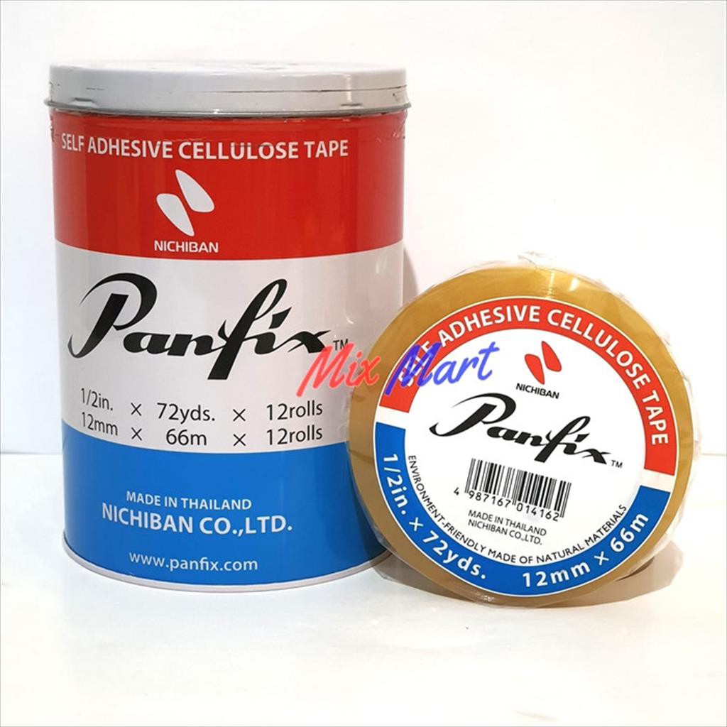 

Panfix 1/2 inch / 12 mm x 72 yards Isolasi bening / selotip original