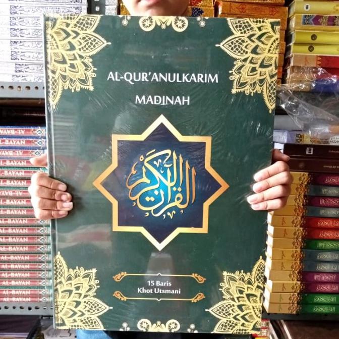 

Alquran samsia ukuran jumbo besar madinah 15baris cocok untuk lansia