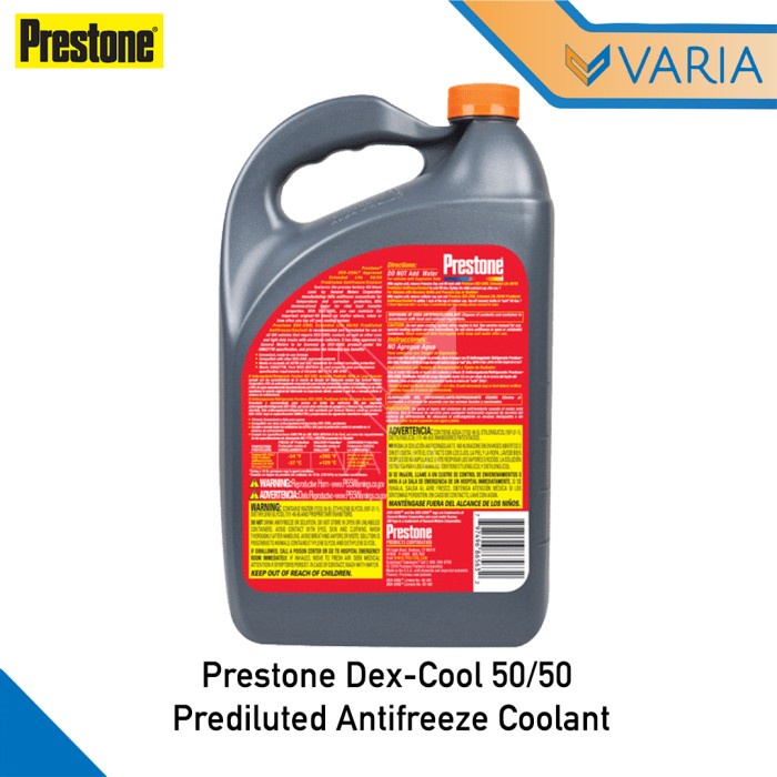 Prestone DexCool 50/50 Antifreeze Coolant Air Radiator 3.78 L