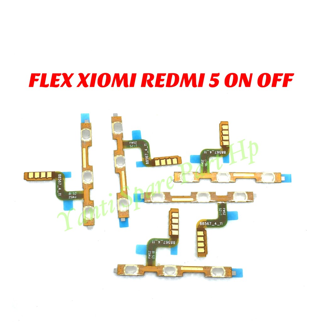 Flexible On Off Xiaomi Redmi 5 Original Terlaris New