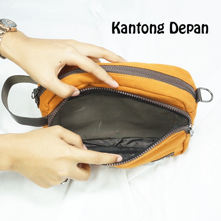 Luna Aura Tas Kosmetik Wanita Kanvas Cecilla CV 03 Handbag Wanita Terlaris Tas Kanvas Tebal