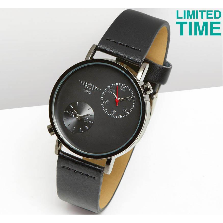 JAM TANGAN PRIA KIMBO BLACK BY SOPHIE PARIS