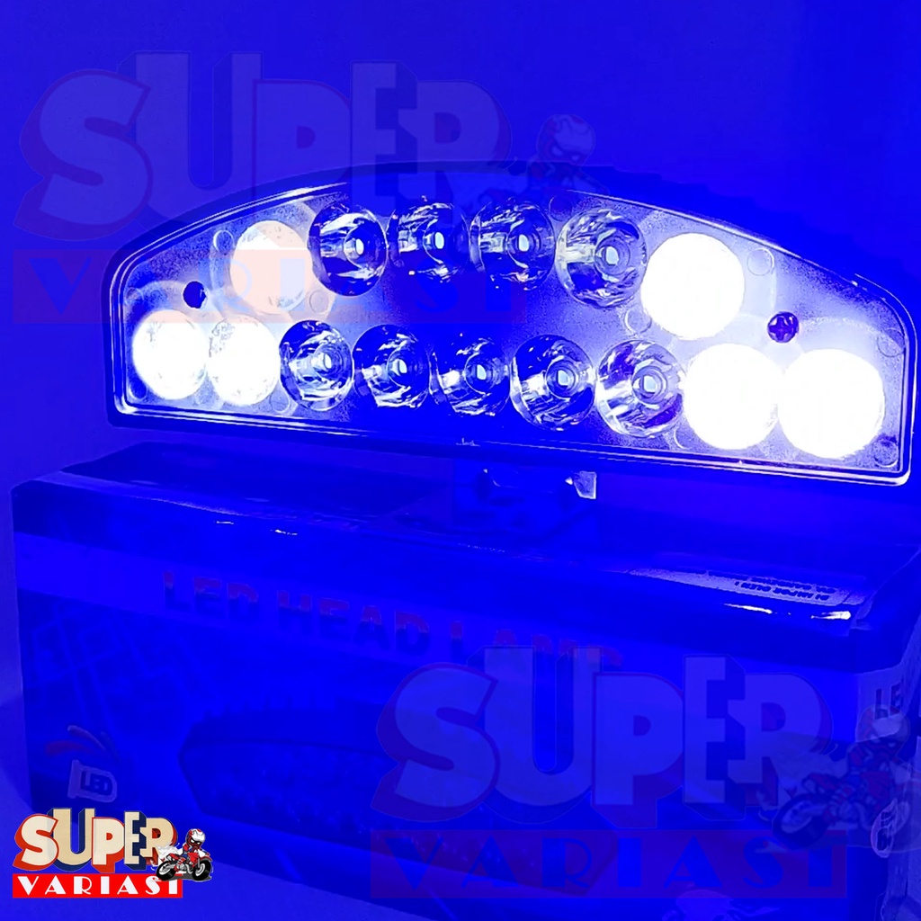 PROMO LAMPU TEMBAK LAMPU SOROT 15 MATA LED MULTI MODE KEDIP DIAM