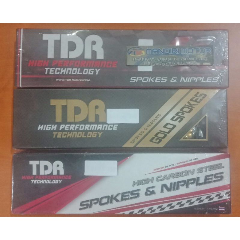 Ruji TDR Gold / Spak TDR Emas