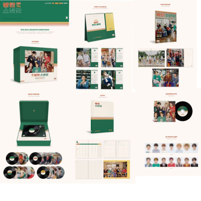 [SHARING] BTS SEASON GREETING 2021+Fee Shopee 1,5%