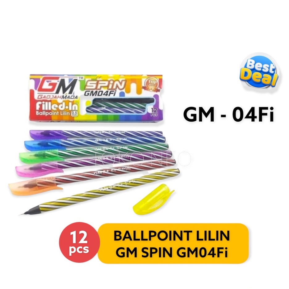 

PULPEN ULIR SPIN GM SPIN GM04Fi 12 PCS