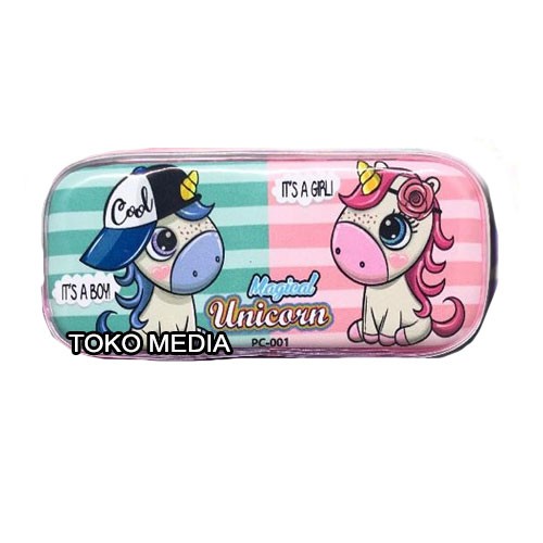 Trending!! Tempat Pensil Mika Kuda Unicorn-A. KUDA BOY & GIRL
