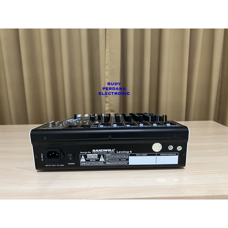 MIXER AUDIO 6 CHANNEL BLUETOOTH SOUND CARD HARDWELL LEVELUP 6