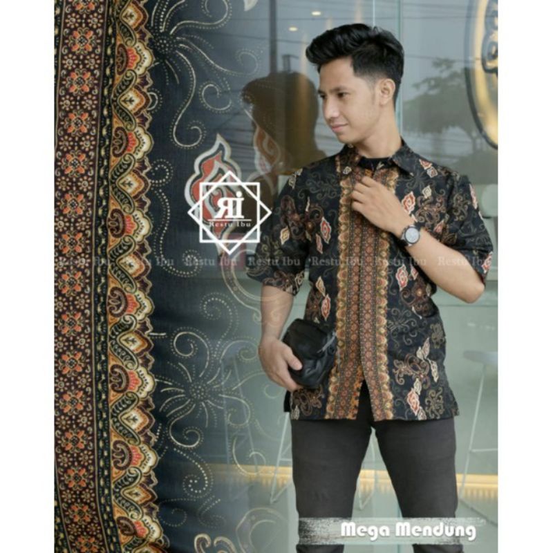 COUPLE KRMEJA BATIK COUPLE ROK BATIK MOTIF MEGA MENDUNG