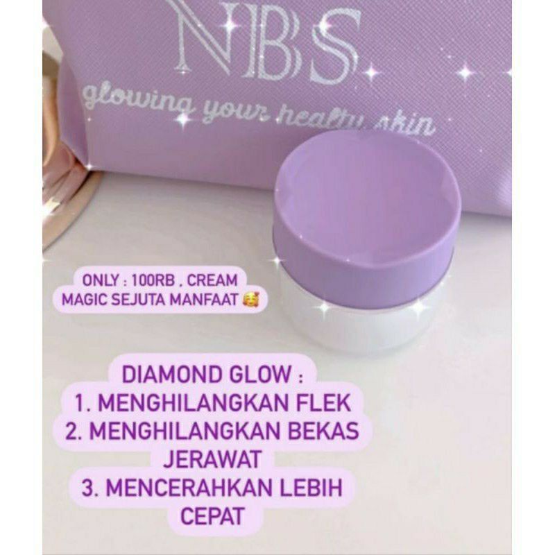 diamond glow NBS | NBS diamond glow | diamond glowing | cream NBS | NONI beauty skincare | NBS glow