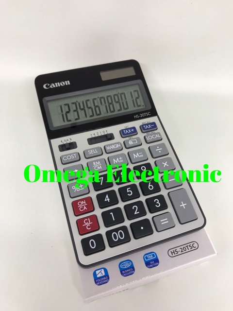 Canon HS-20TSC - Calculator Desktop Kalkulator Meja Kantor 12 Digits