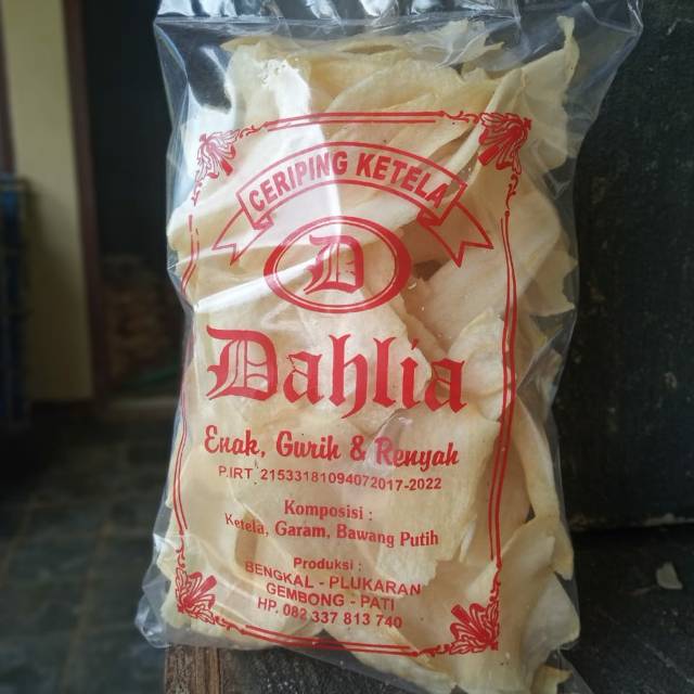 

Ceriping ketela Gadung Dahlia