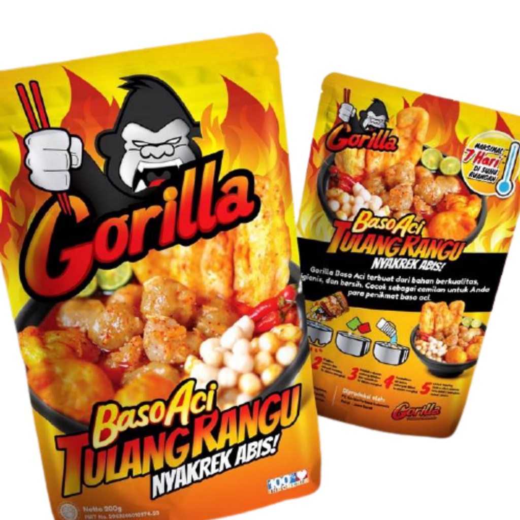 

basoaci gorilla tulang rangu 200gr