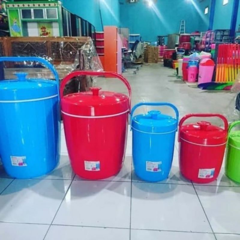 [ ⭐FREE ONGKIR⭐ ] RICE BUCKET ROYAL EAGLE 6/8/10/12/14/17/21 LT termos nasi es Lion star Kimplast♥️