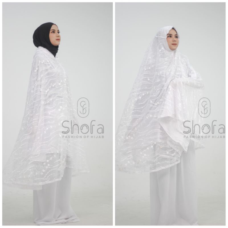 COD Mukena italy Mukena full brukat katun rayon mukena Arabic mukena italy bay shofa fashion ( jumbo)